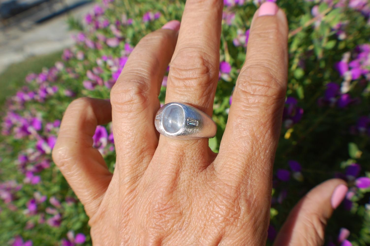 6 carat sapphire ring