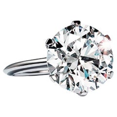 6-Carat D Flawless Round Brilliant Diamond Ring  Legacy Diamonds