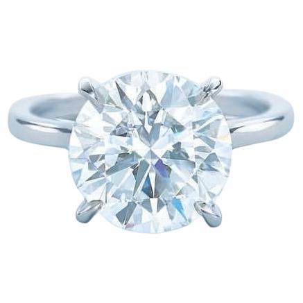 6-Karat D VVS Runder Brillant-Diamantring  Legacy-Diamanten