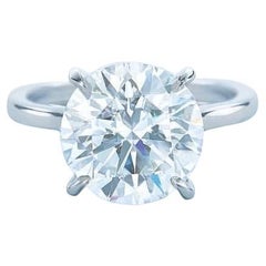 Anillo de Diamantes Brillantes Redondos D VVS de 6 quilates  Diamantes Legacy