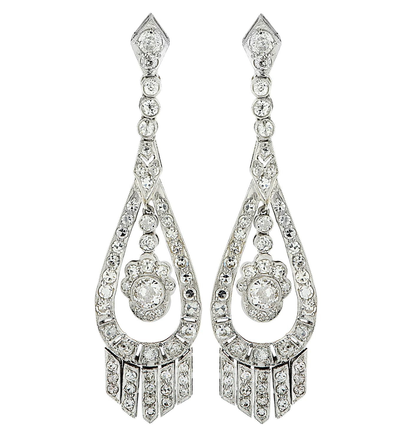 .6 carat diamond earrings