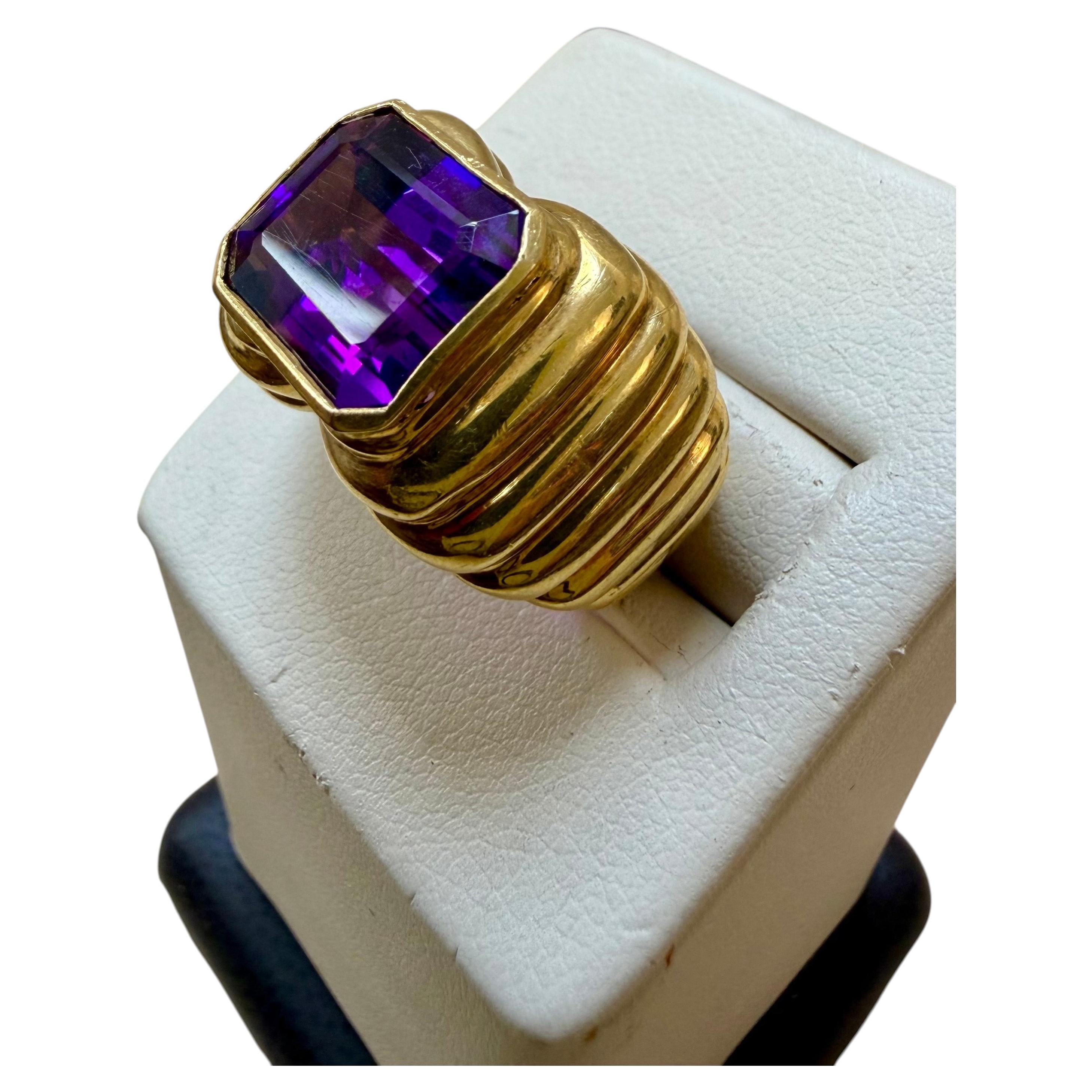 How much is an amethyst ring worth?