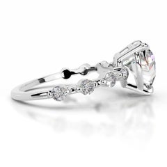 6 Carat Heart Shape Statement Type IIa Brilliant White / D color VS Diamond Ring