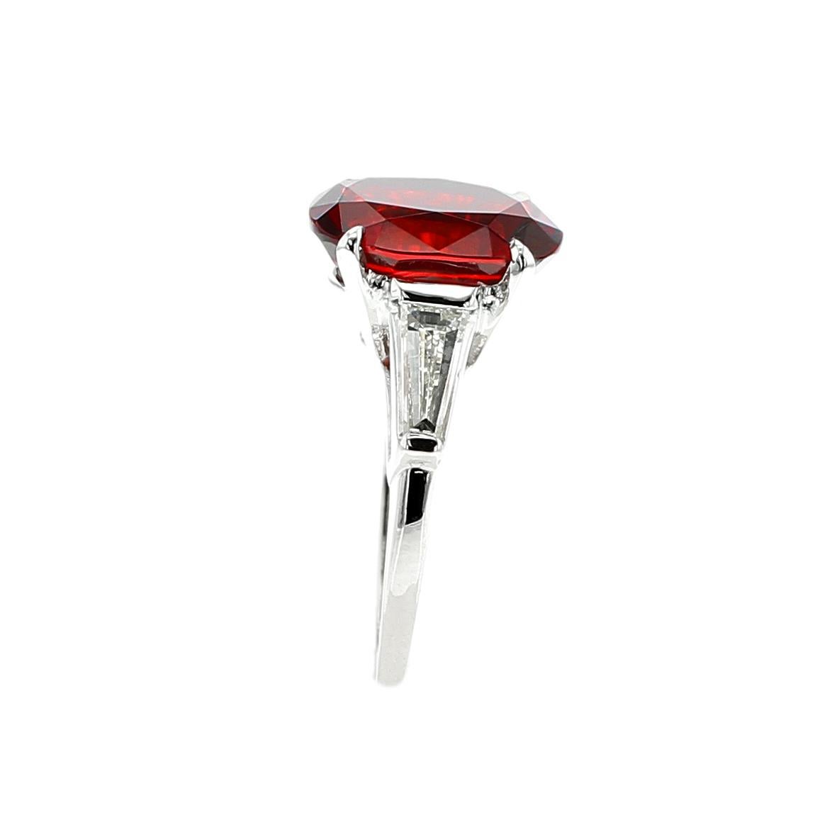 red spinel ring