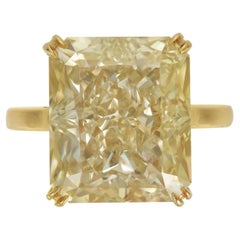6 Carat Radiant Statement Fancy Yellow 14K Gold Colour-Collector’s Treasure