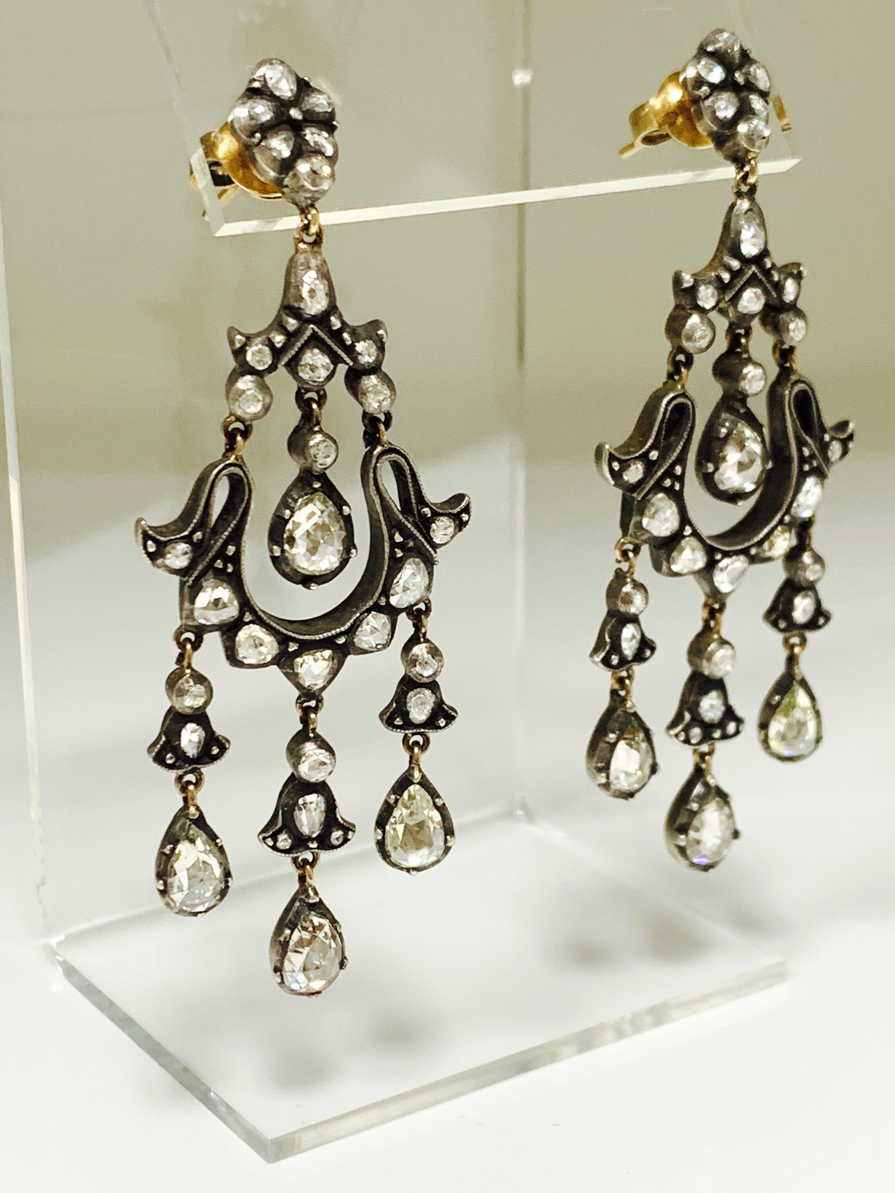 antique chandelier earrings