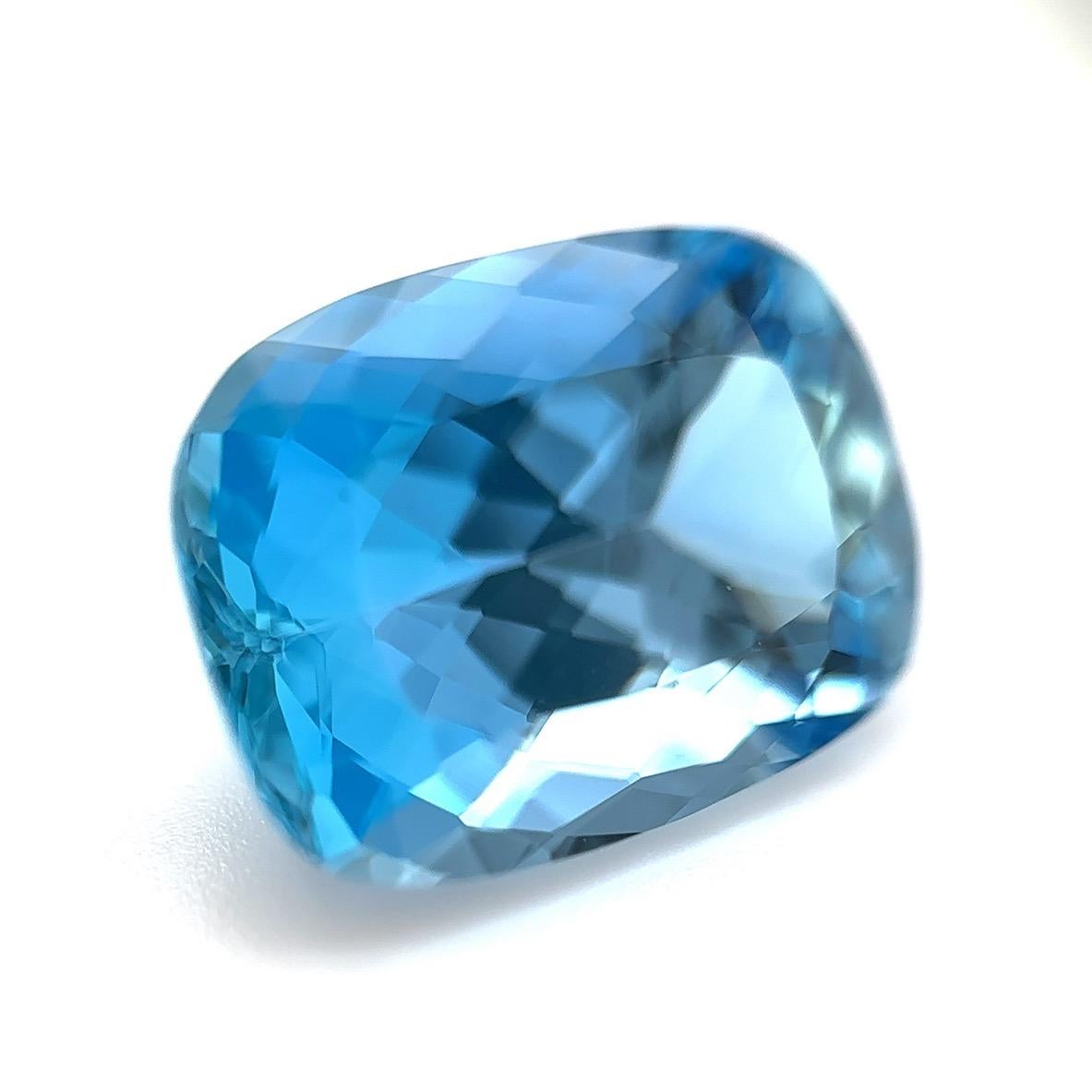 6 Carat super Santa Maria colour aquamarine loose stone(customization option available)

Drenched in the enchanting hues of the clearest tropical waters, this aquamarine exudes an aura of serenity and sophistication. Its flawless clarity and