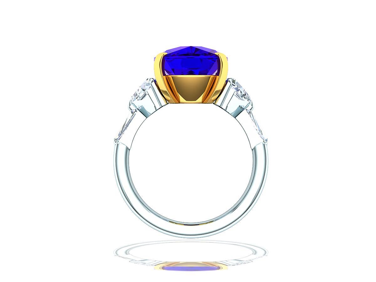 6 carat tanzanite ring