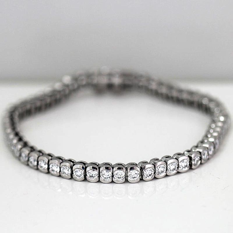 Bracelet will be made to order in order to be a perfect fit for your wrist size, please allow 3-6 weeks. If you need it by a particular date that is sooner let us know and we will tell you if we can accommodate you.

Bracelet Details:

Carat Weight