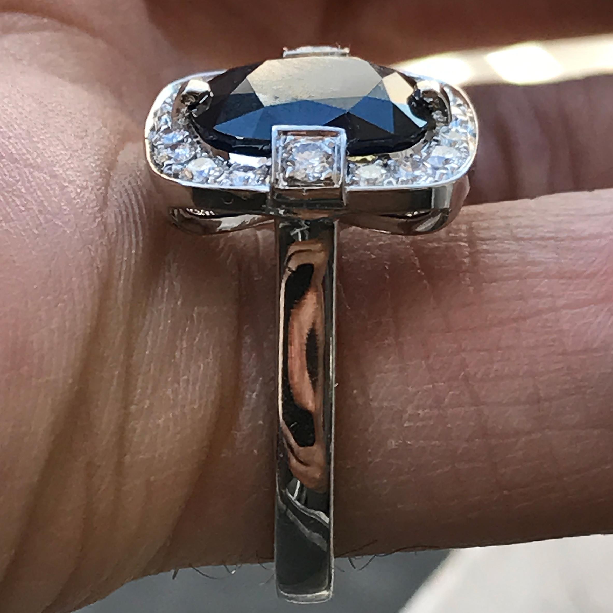 6 carat sapphire ring