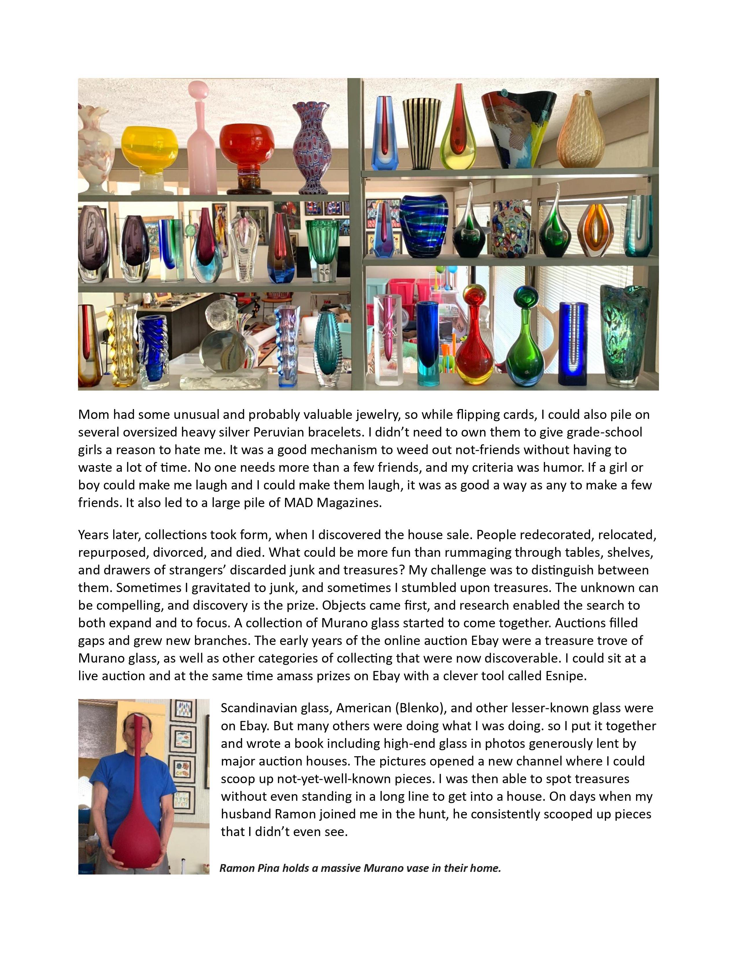 6 Copas / Vasos Carlo Moretti Stem SATINATO, 15,5 