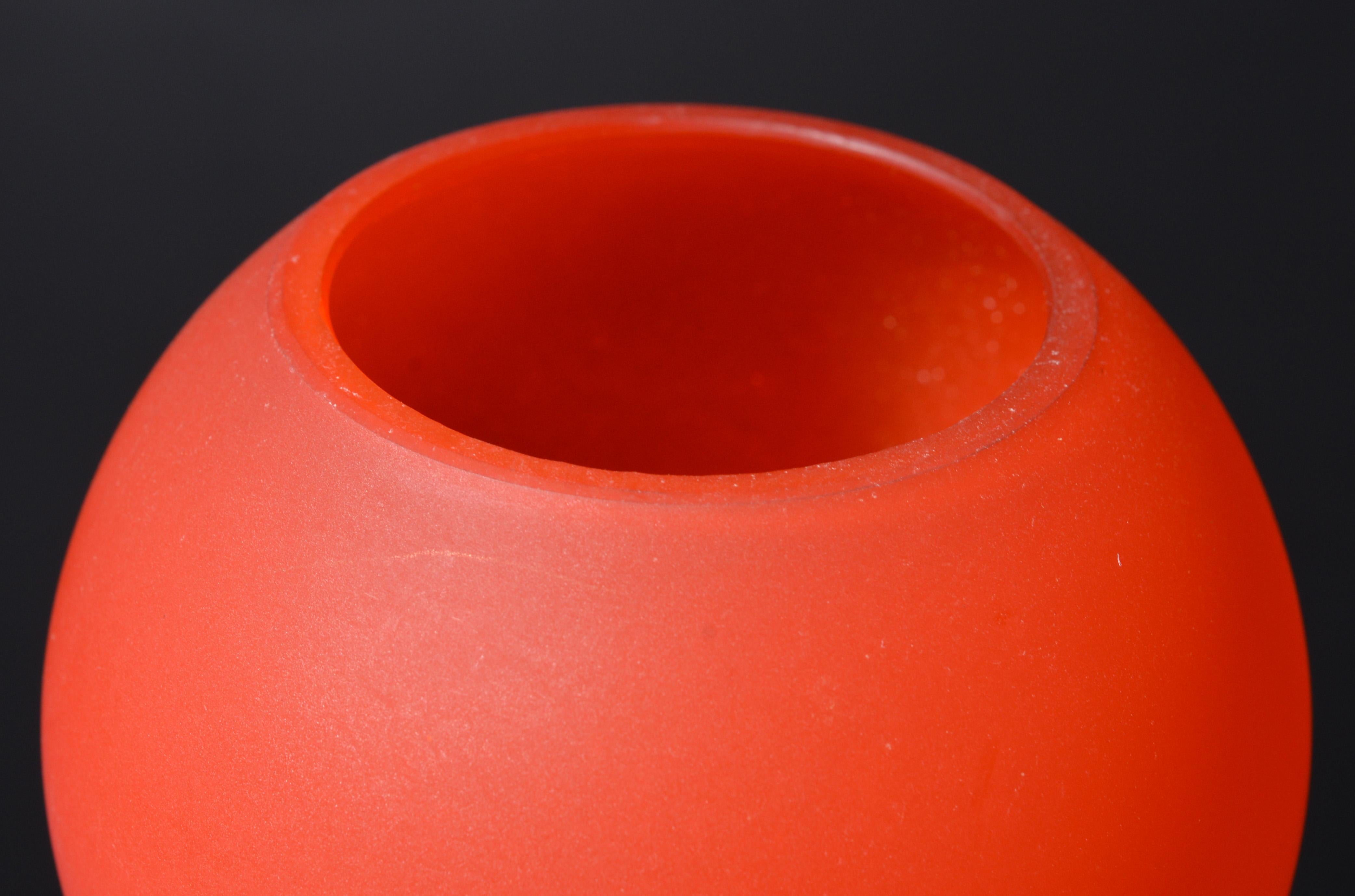 XX secolo 6 Bicchieri/vaschette con stelo SATINATO di Carlo Moretti, 15 