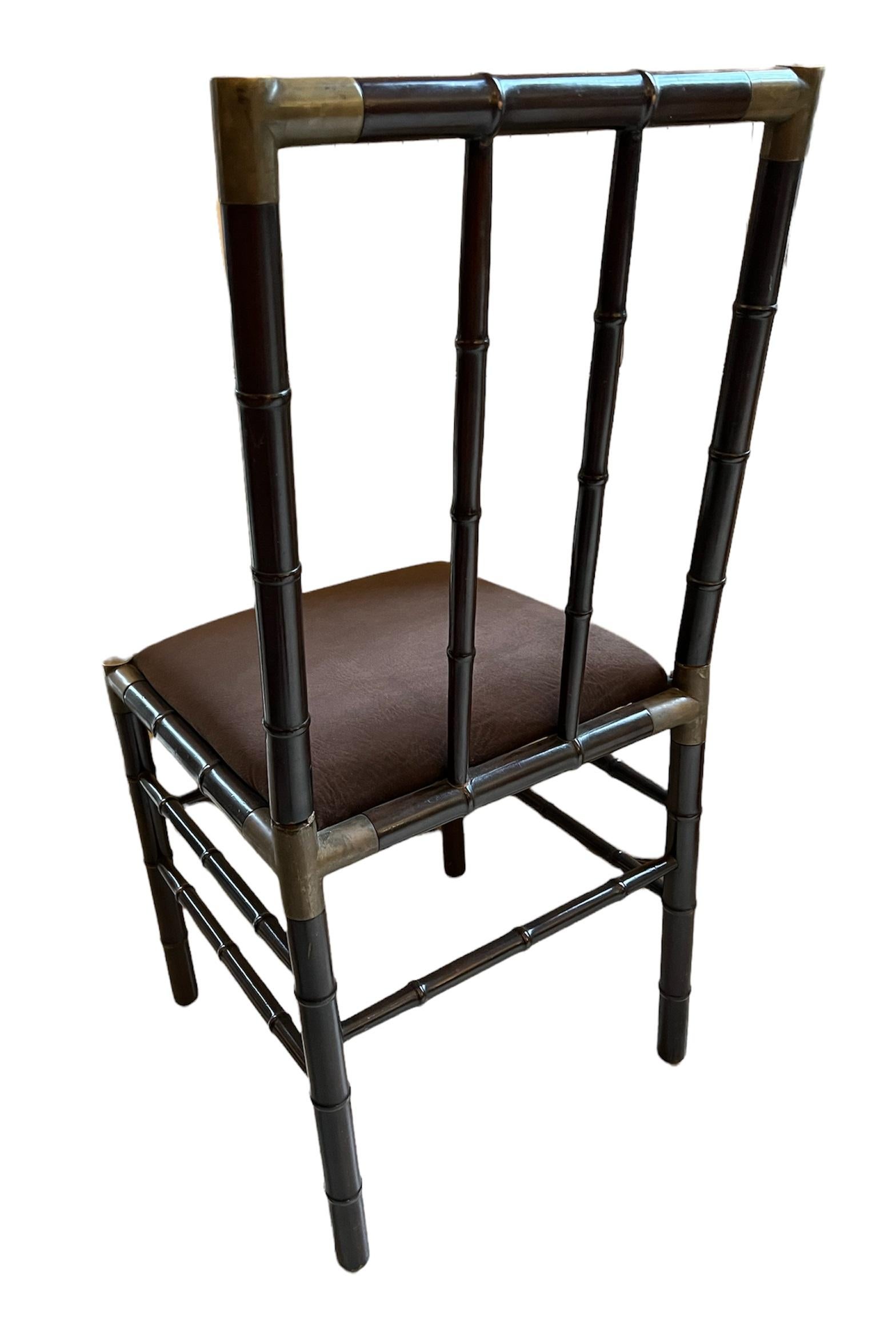 Hollywood Regency 6 chaises, 1960 en vente