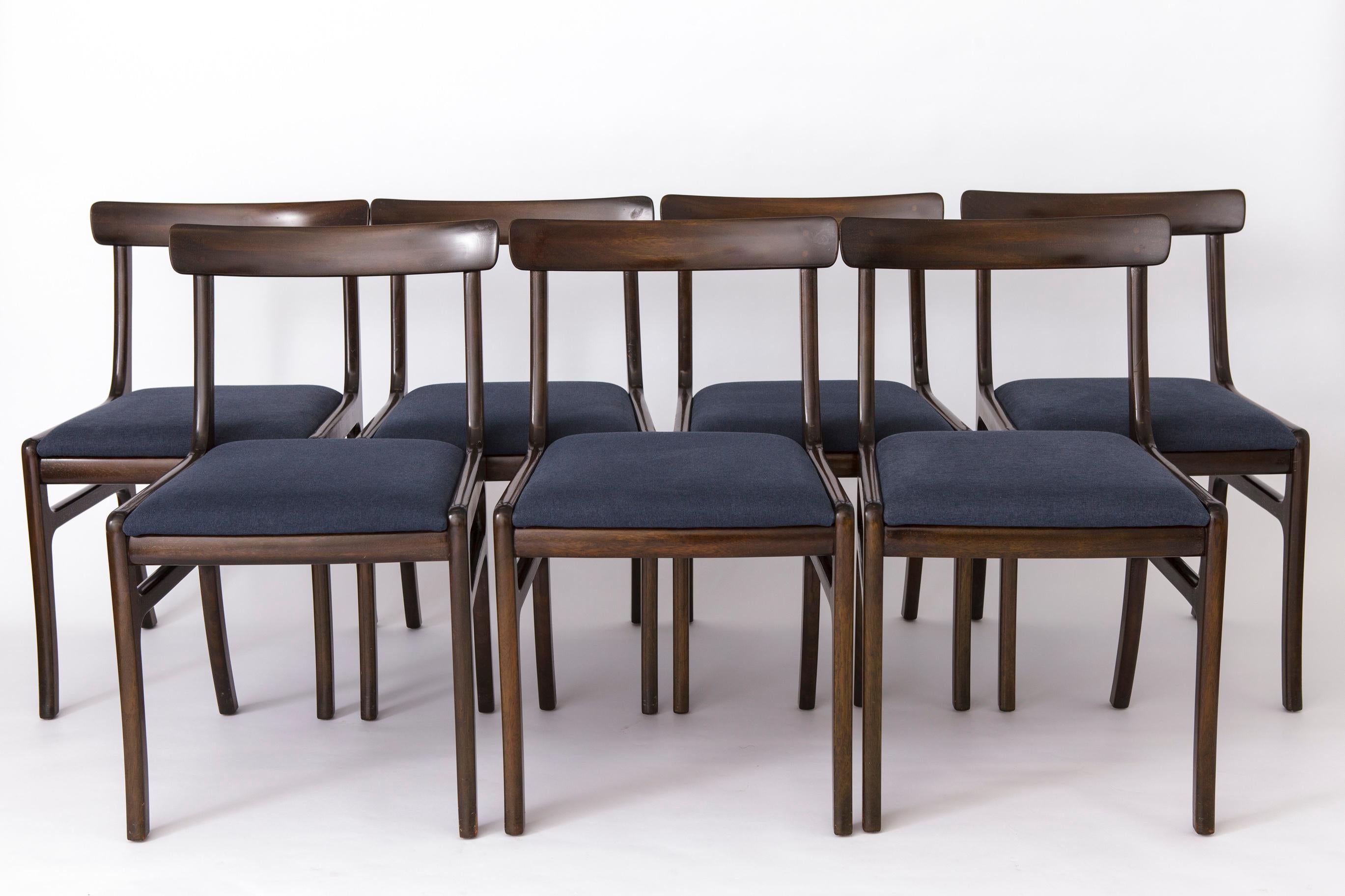 6 Stühle von Ole Wanscher für Poul Jeppesen, 1960er Jahre, Modell Rungstedlund, 6er-Set im Angebot 2