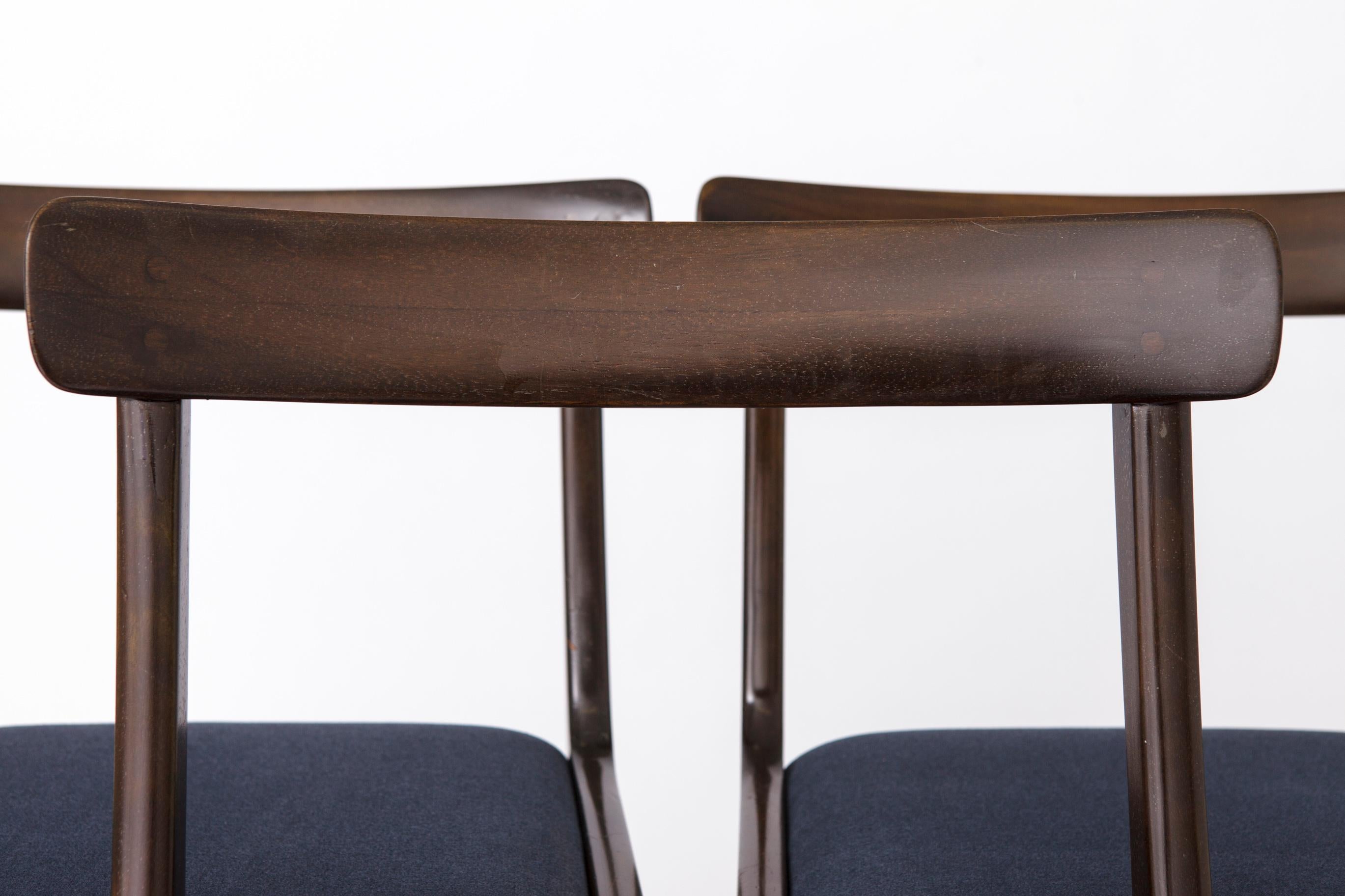 6 Stühle von Ole Wanscher für Poul Jeppesen, 1960er Jahre, Modell Rungstedlund, 6er-Set im Angebot 1