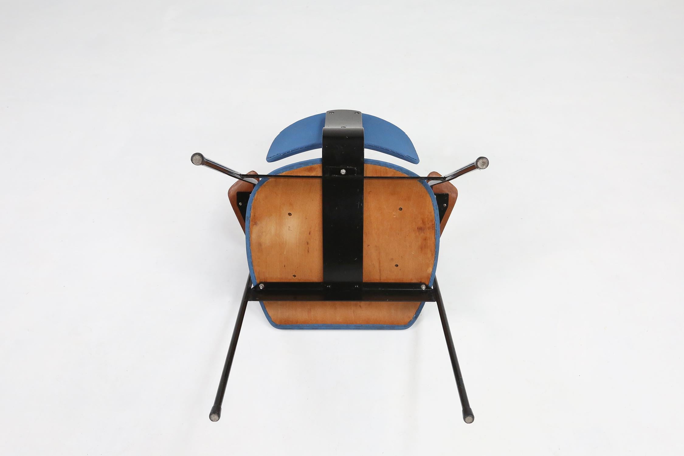 6 Stühle von Willy Van der Meeren, 1950er-Jahre im Angebot 3