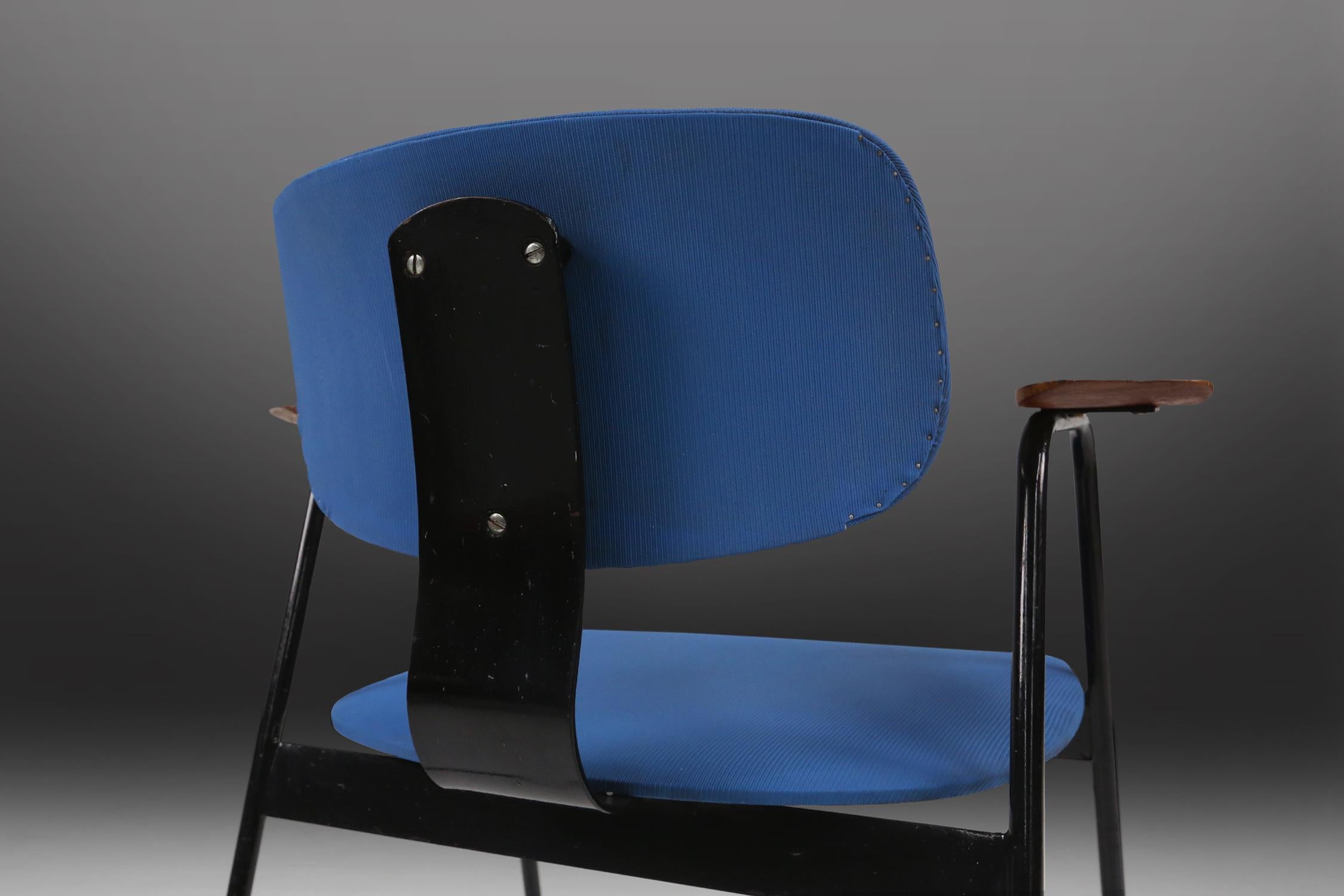 6 Stühle von Willy Van der Meeren, 1950er-Jahre im Angebot 4