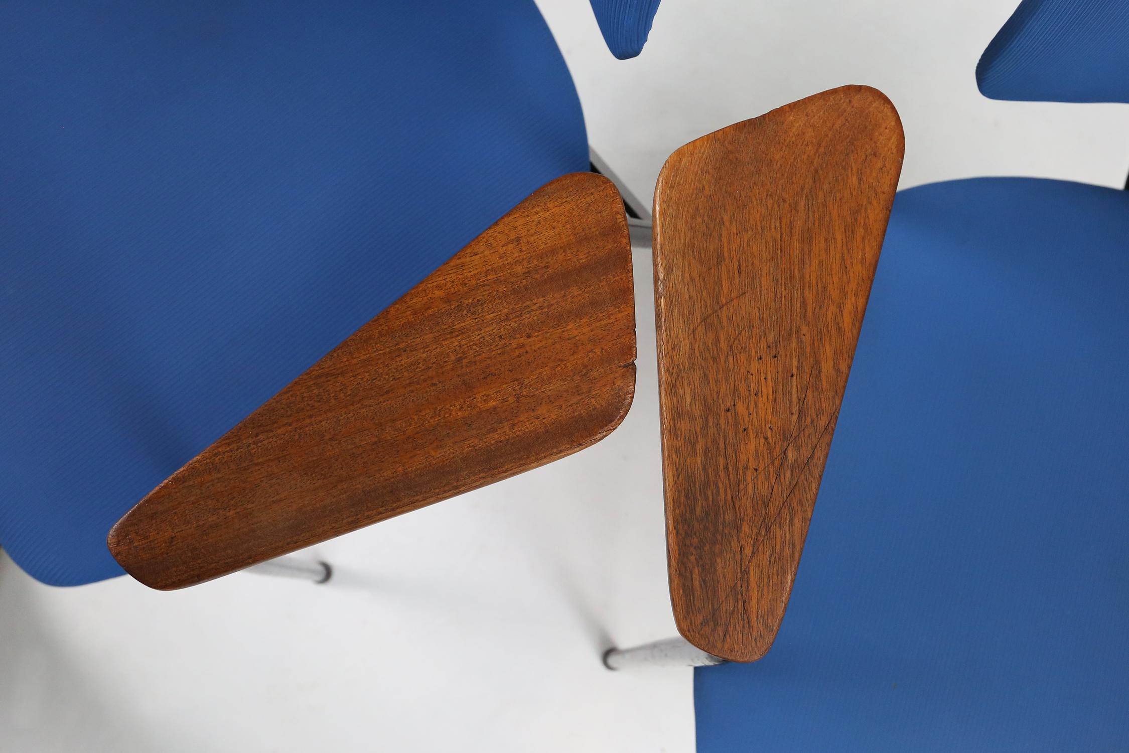 6 Stühle von Willy Van der Meeren, 1950er-Jahre im Angebot 1