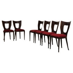 6 chairs mod. 7388 designed by Osvaldo Borsani for ABV 1951