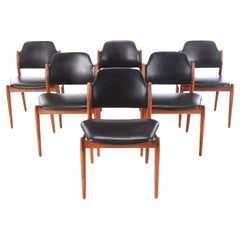 Vintage 6 chairs model 62 S by Arne Vodder