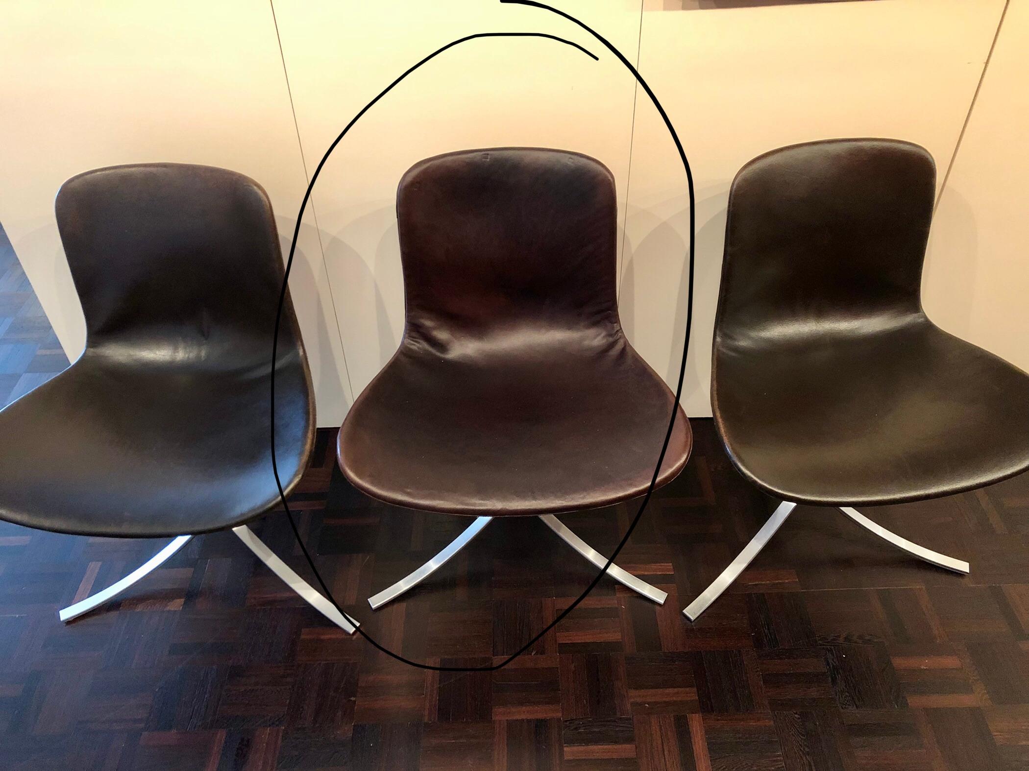 6 Chairs PK9 from Poul Kjaerholm for Kold Christensen For Sale 4