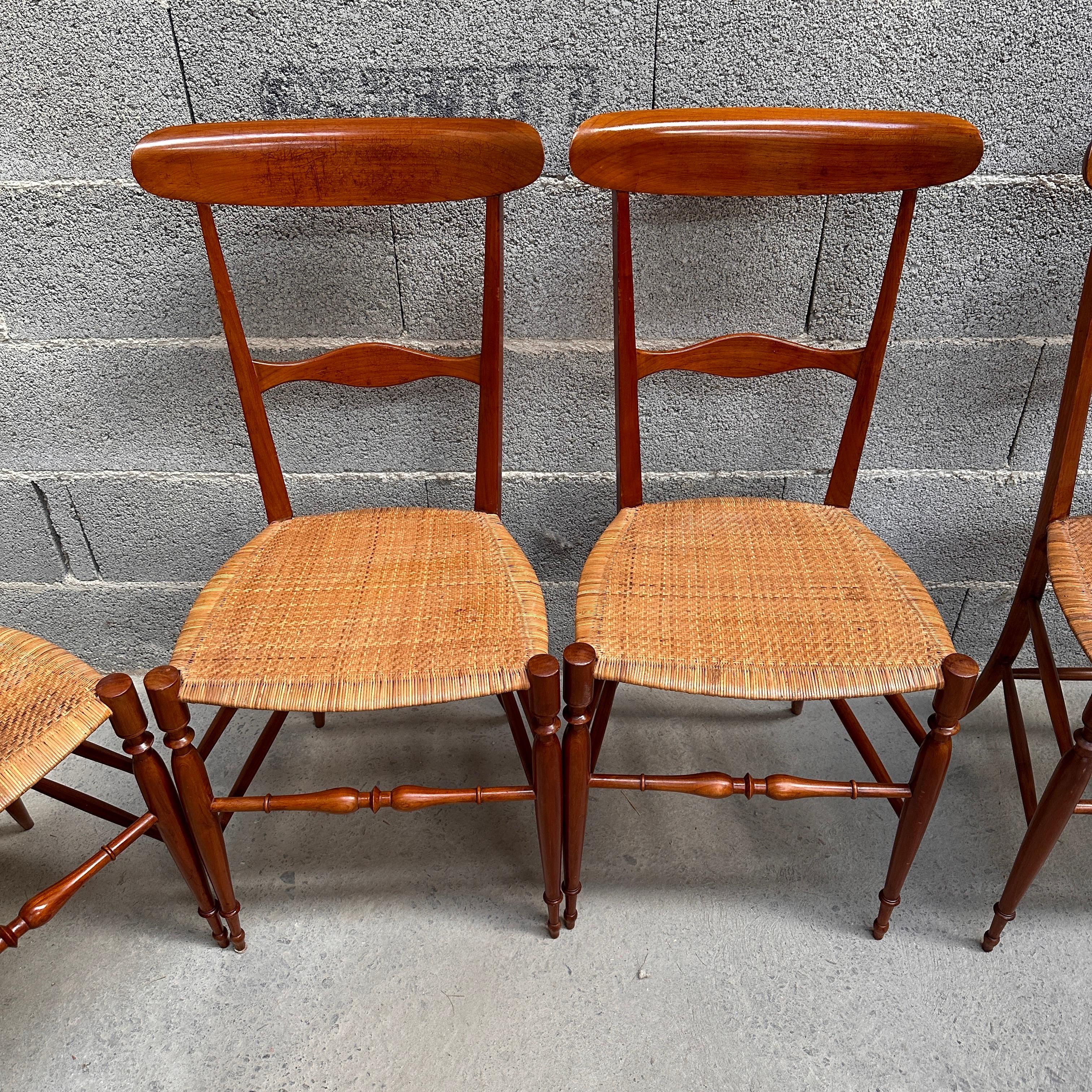 6 Chairs Superleggera Chiavari For Sale 4