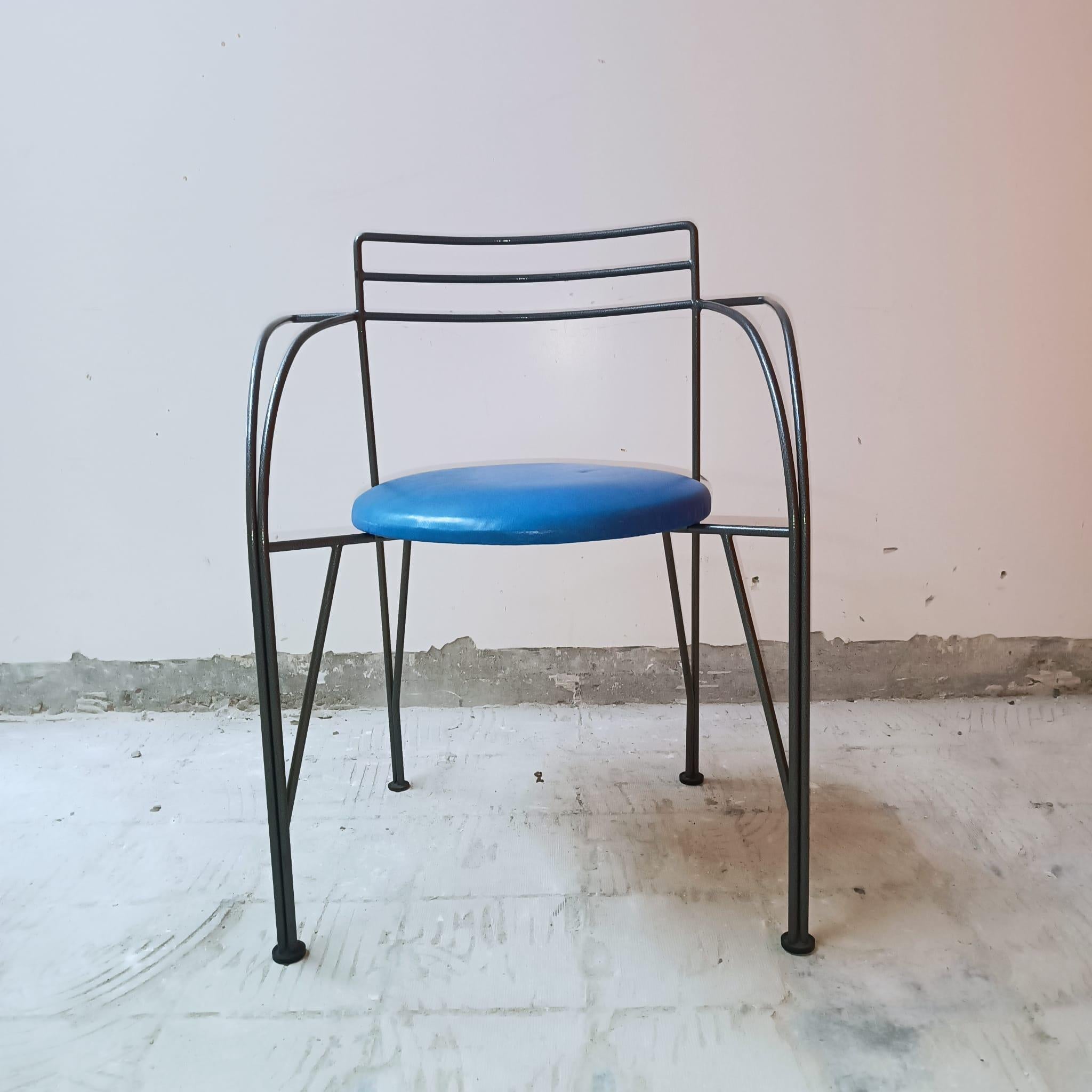 6 Stühle Kollektion „Lune D'argent“, Pascal Mourgue, Design 1985 im Zustand „Hervorragend“ im Angebot in LE THILLAY, FR