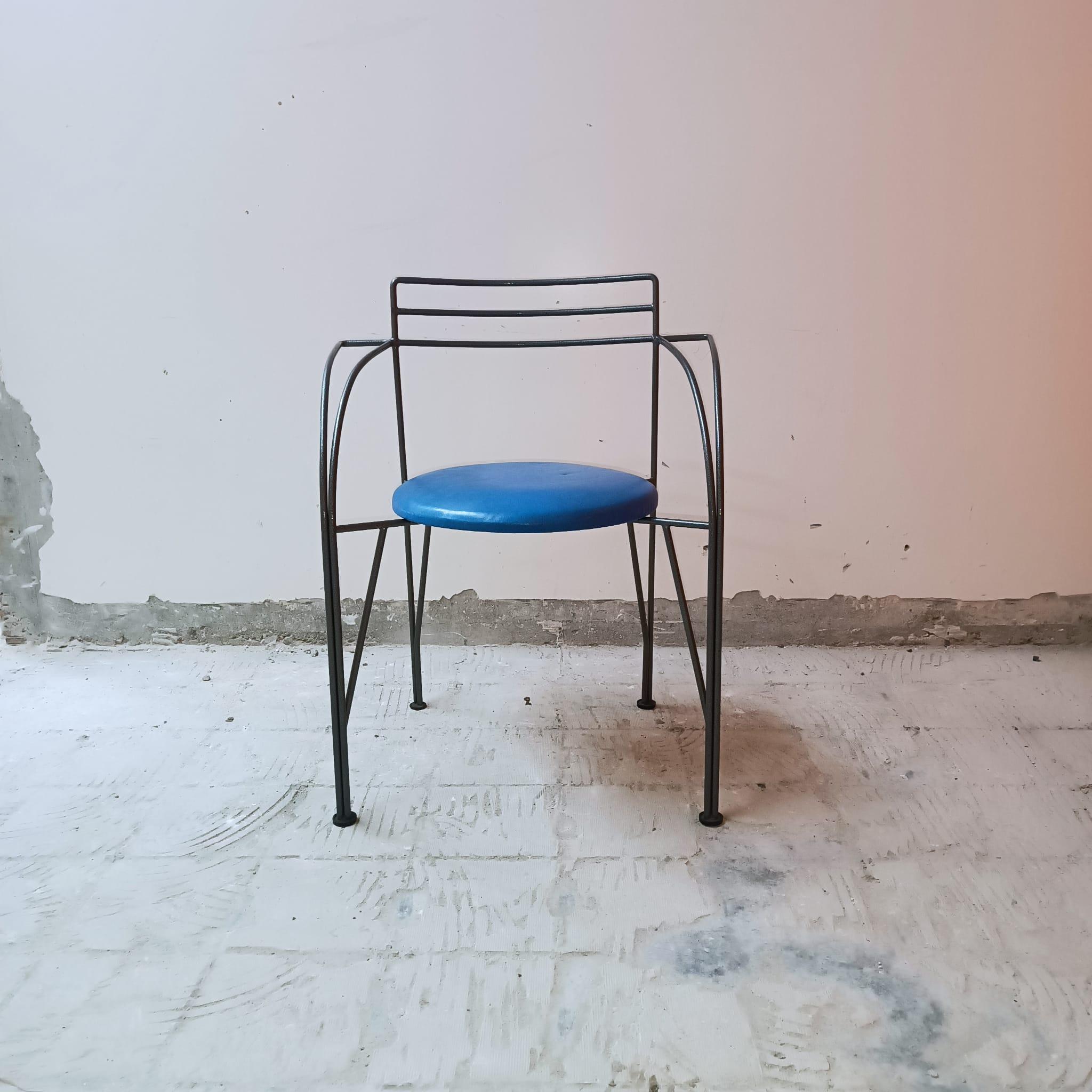 6 Stühle Kollektion „Lune D'argent“, Pascal Mourgue, Design 1985 im Angebot 2