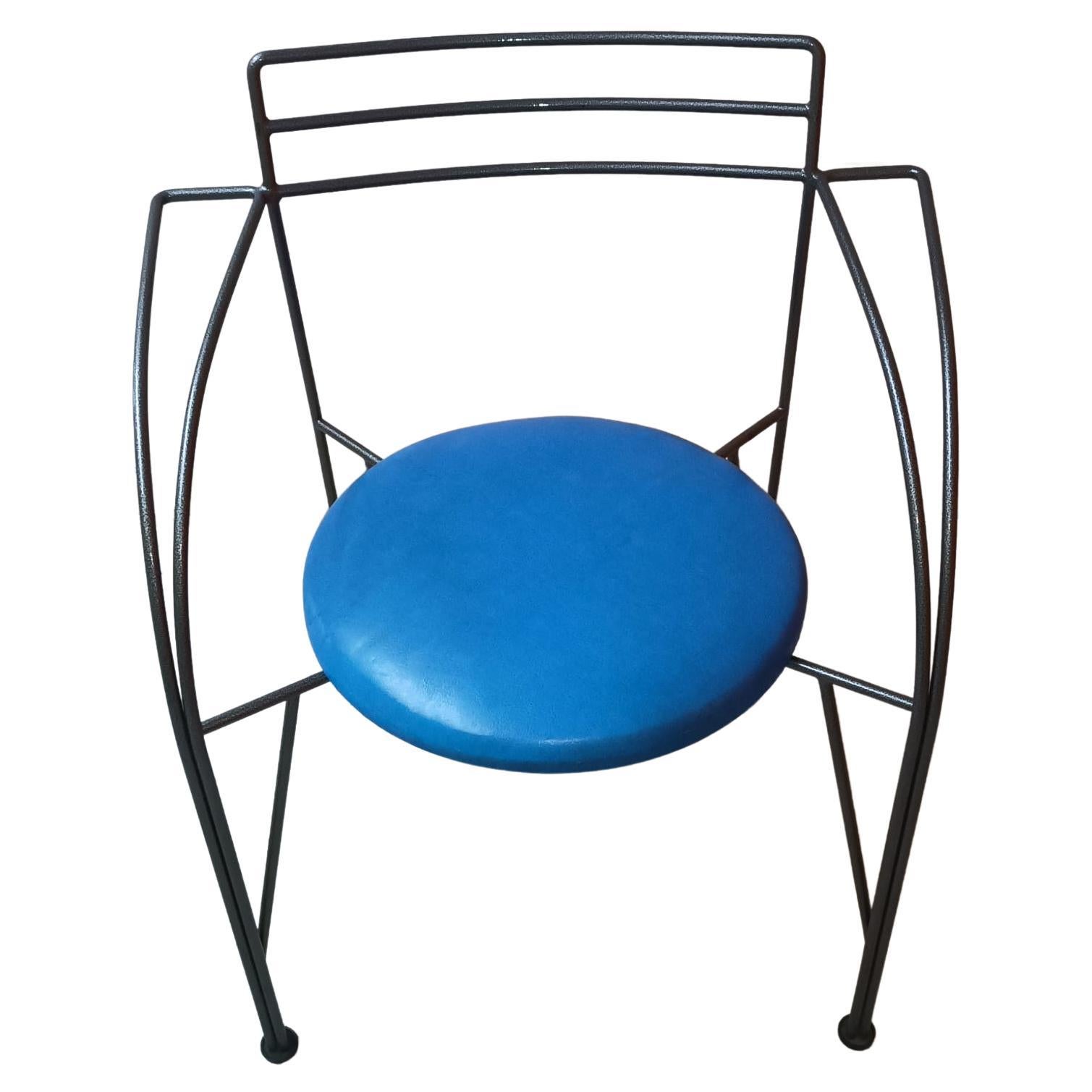 6 Stühle Kollektion „Lune D'argent“, Pascal Mourgue, Design 1985 im Angebot