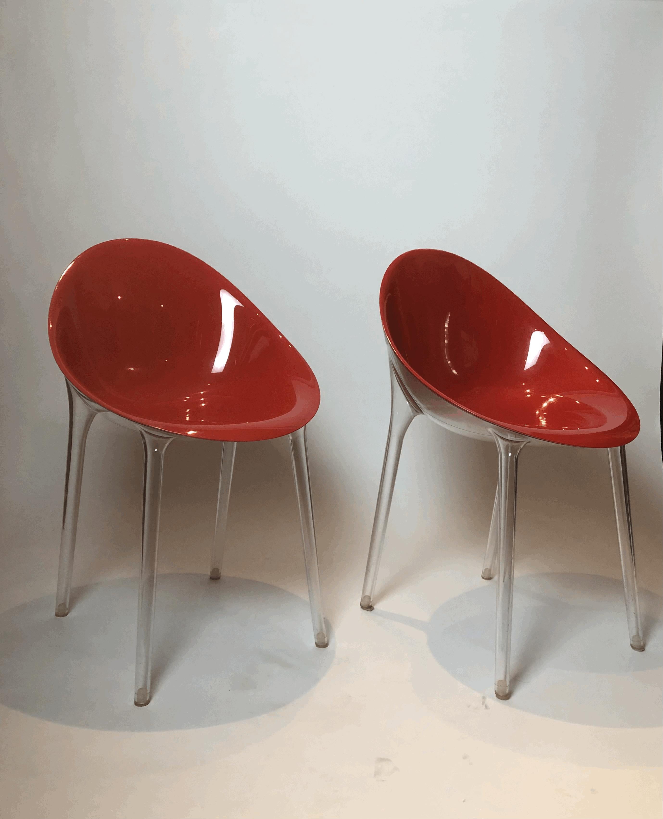 French 6 chaises de Philippe Starck pour KARTELL For Sale