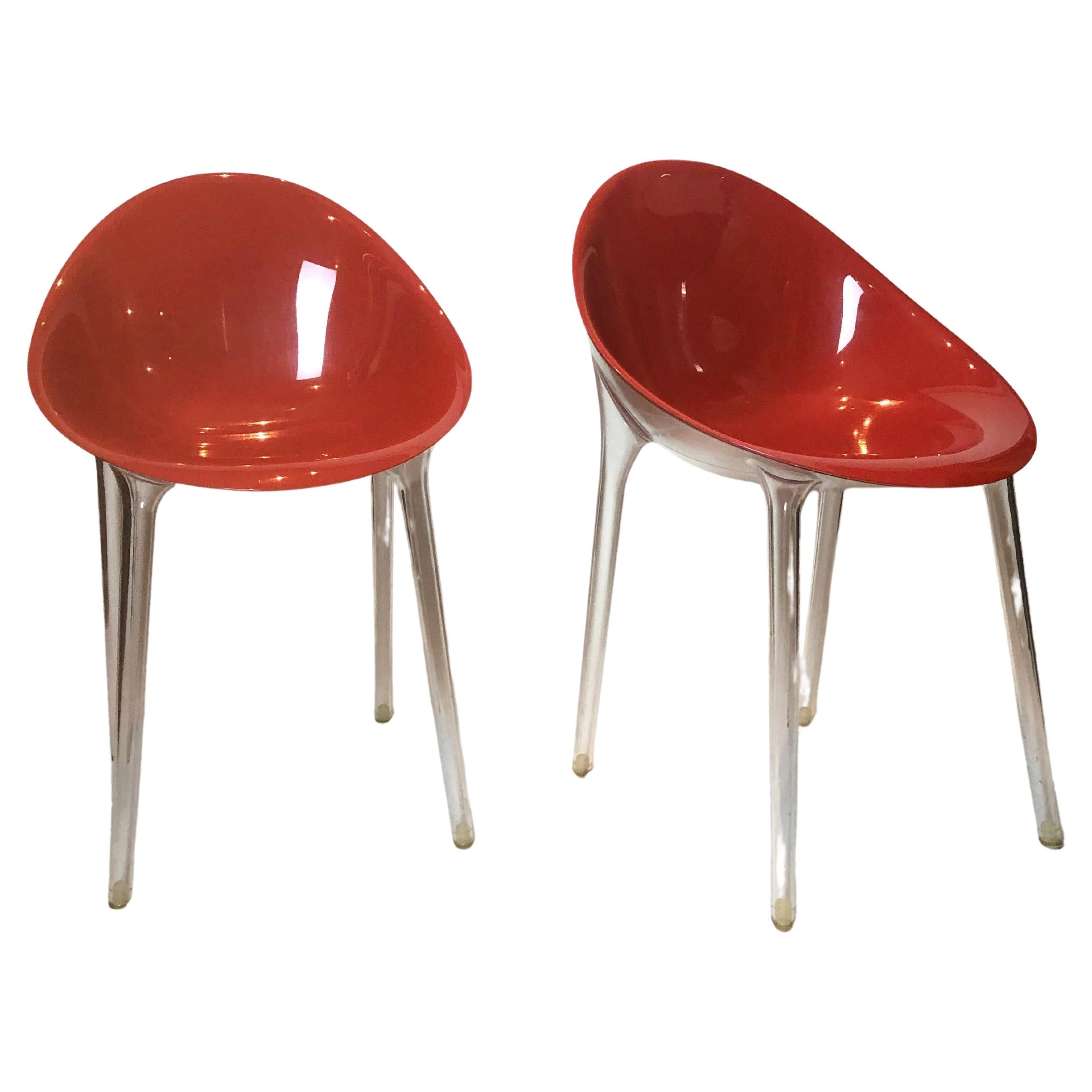 6 chaises de Philippe Starck pour KARTEL en vente