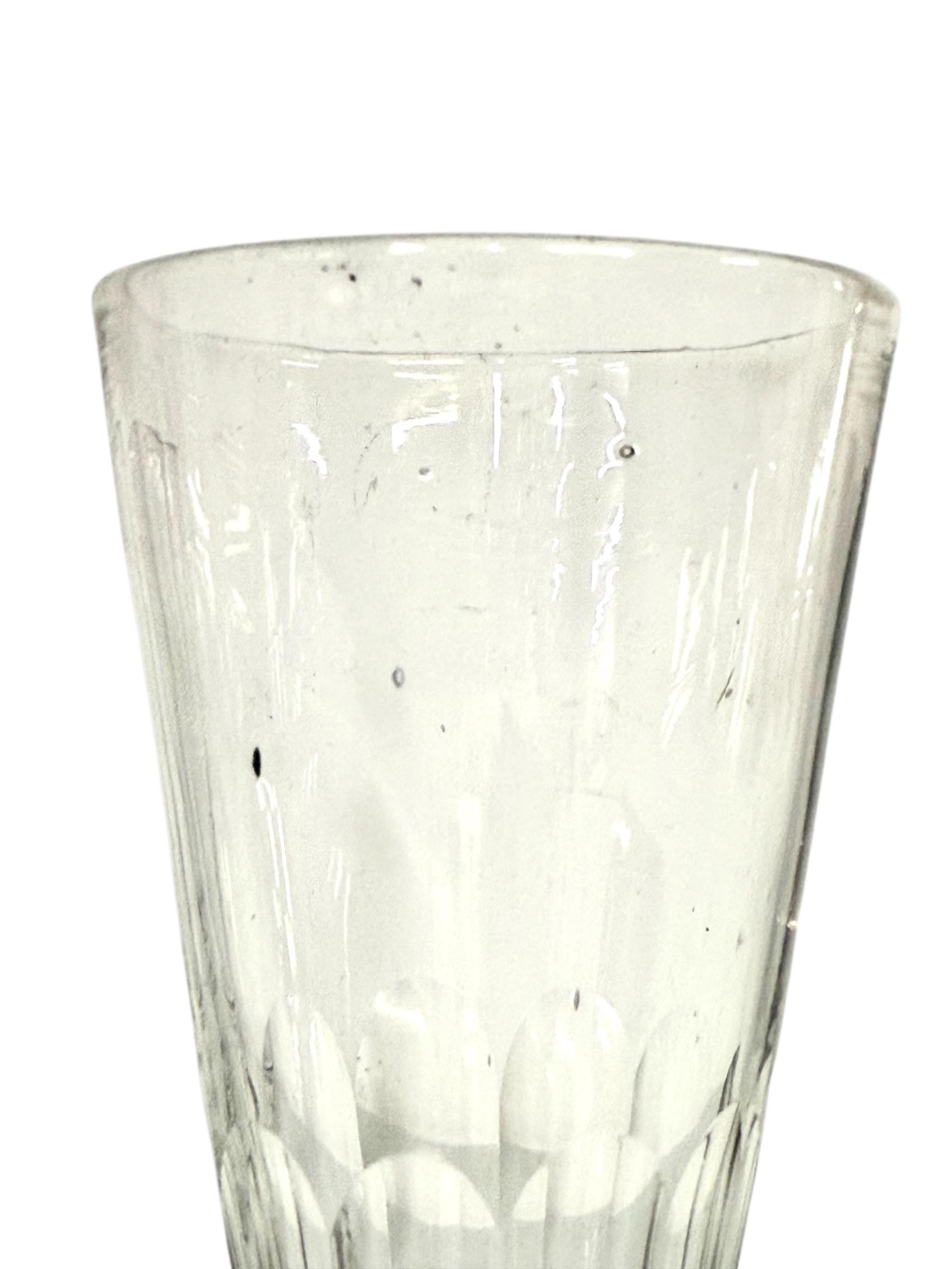 Cristal 6 verres à champagne en cristal, attribués à Baccarat, vers 1850 en vente