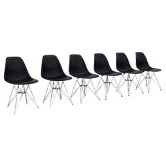 6 Charles and Ray Eames Vitra DSR Chairs