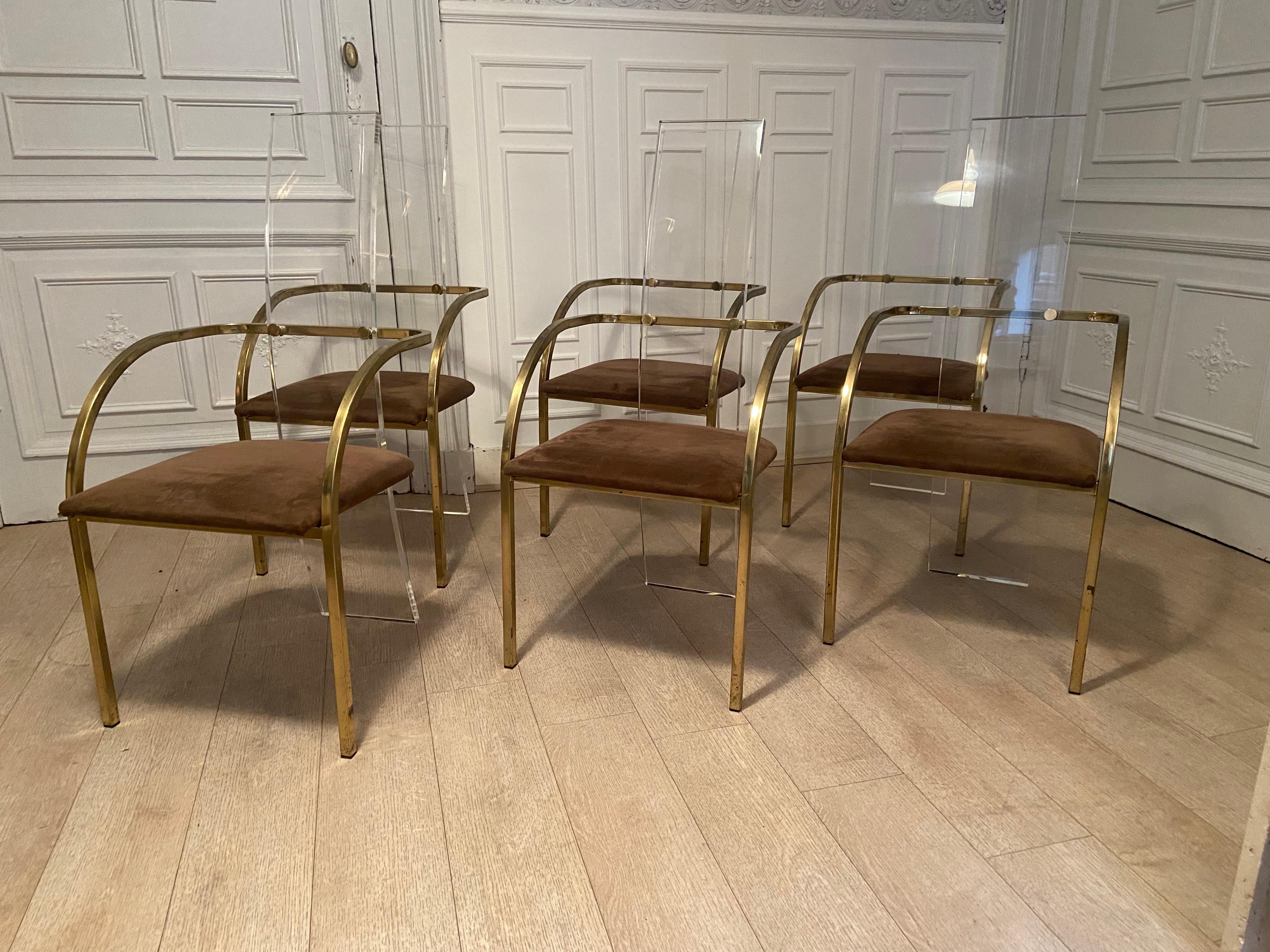 6 Charles Hollis Jones-Stühle für Belgo Chrom (Moderne der Mitte des Jahrhunderts) im Angebot