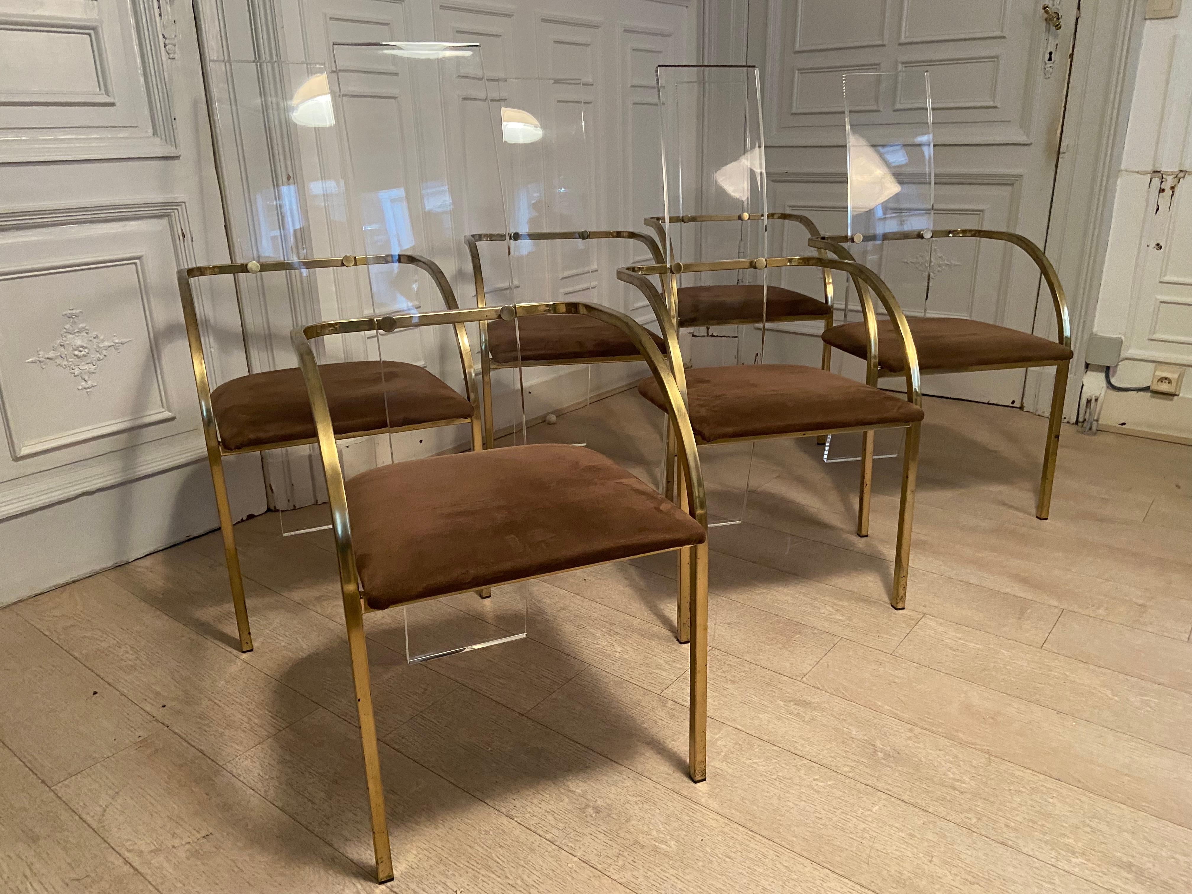 6 chaises Charles Hollis Jones pour Belgo Chrom Bon état - En vente à Brussels , BE