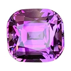 6 Cts Deep Purple Color Cushion Cut Amethyst Gemstone for Ring Jewellery 11mm