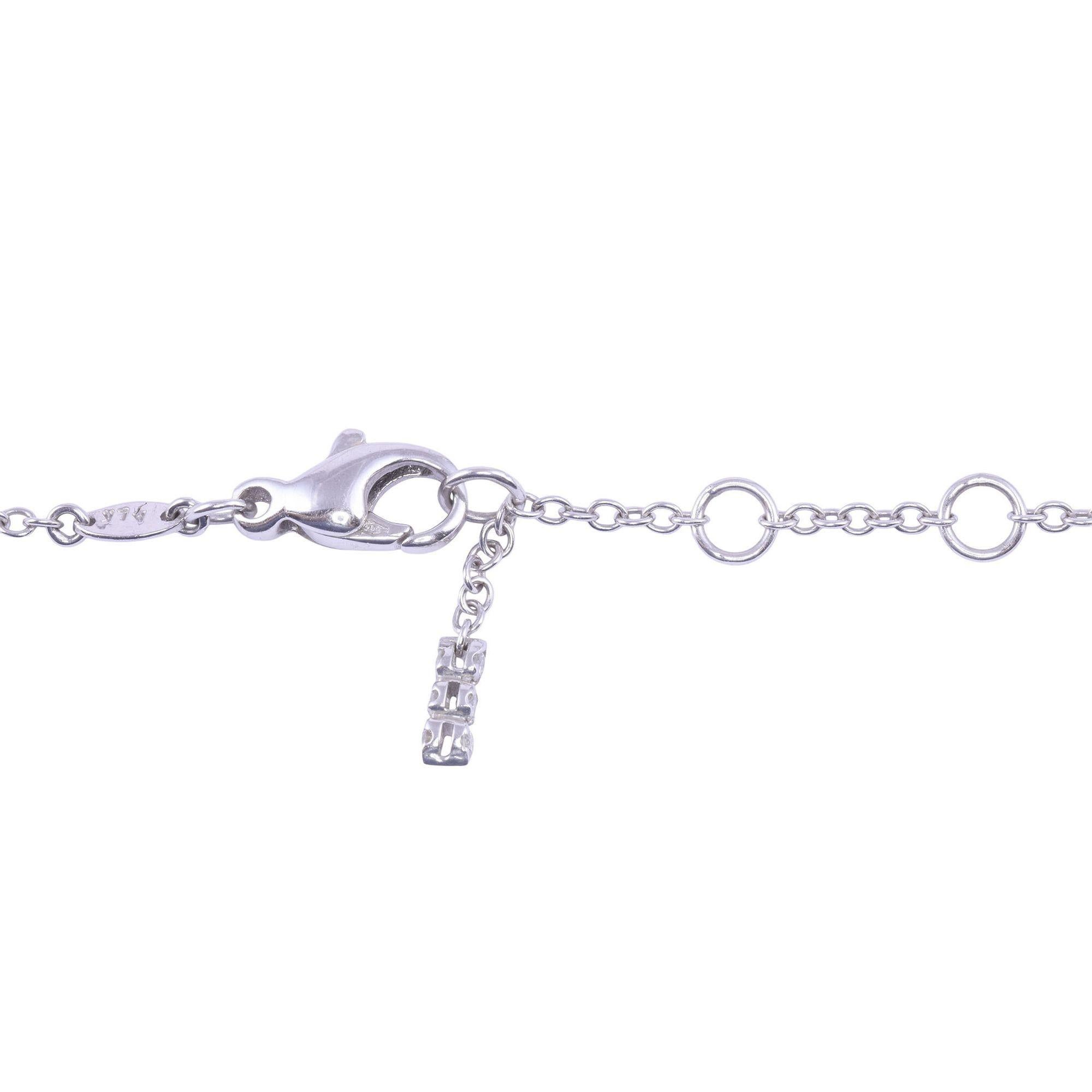 6 Karat Diamant-Halskette mit Anhänger Damen im Angebot