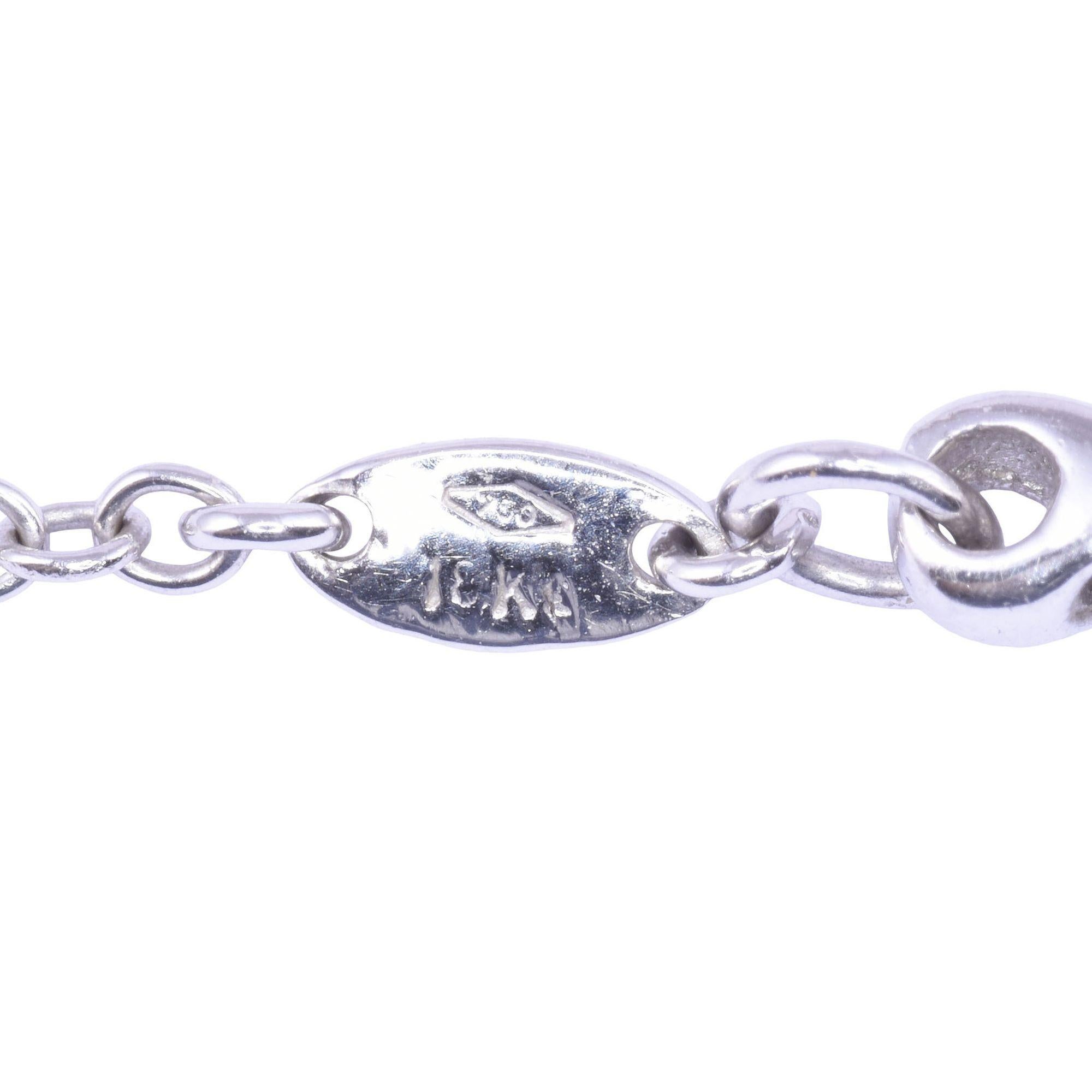 6 Karat Diamant-Halskette mit Anhänger im Angebot 2