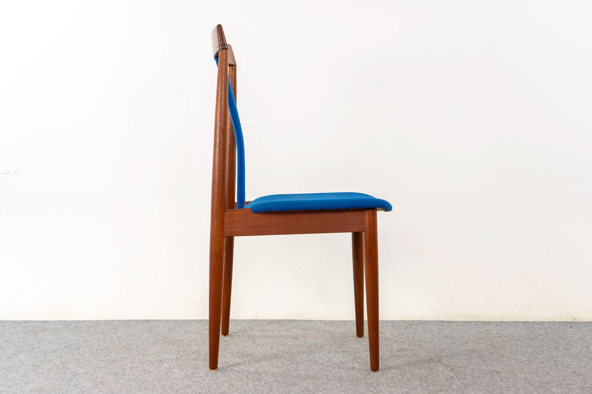 6 Sedie da pranzo danesi in teak modello 771 della metà del secolo scorso di Hans Olsen in vendita 1
