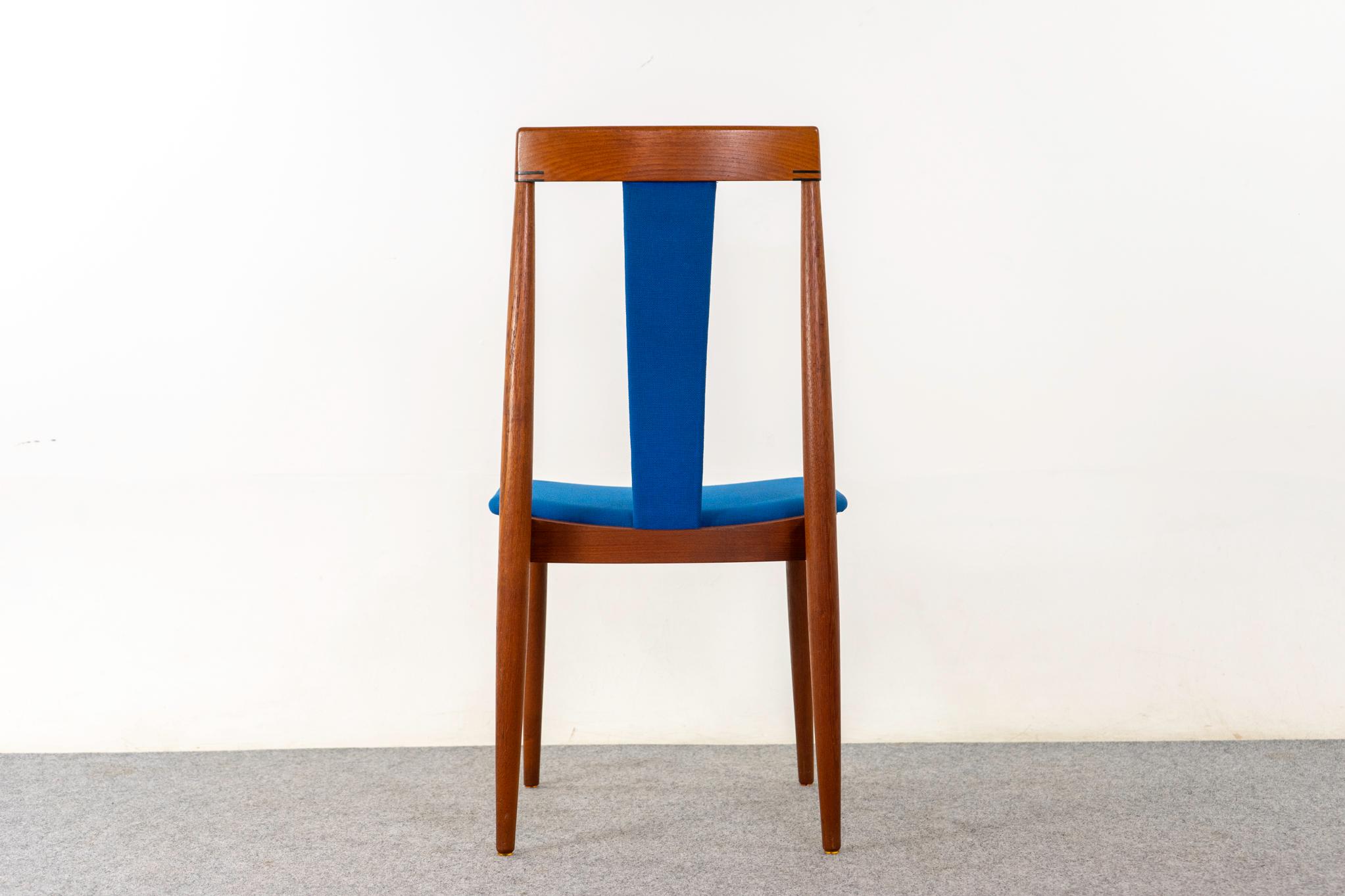 6 Sedie da pranzo danesi in teak modello 771 della metà del secolo scorso di Hans Olsen in vendita 2