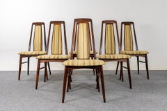 6 Danish Modern Rosewood Dining Chairs by Niels Koefoed