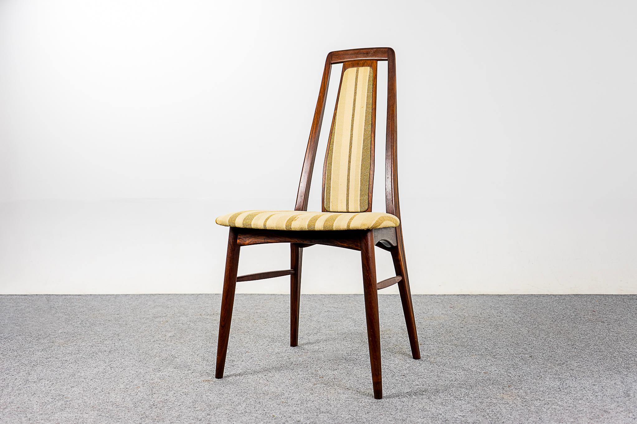 Scandinavian Modern 6 Danish Modern Rosewood Dining Chairs by Niels Koefoed For Sale