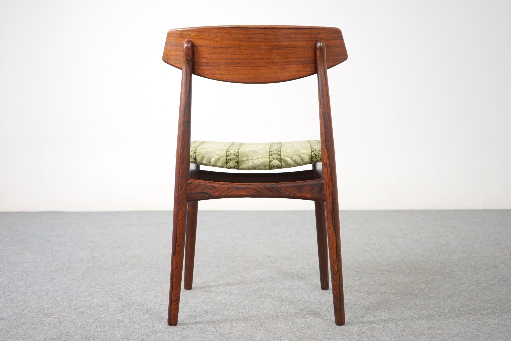 Scandinavian Modern 6 Danish Modern Rosewood Dining Chairs For Sale