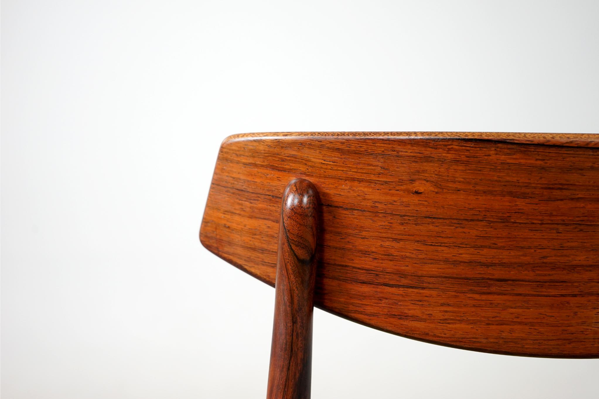 6 Danish Modern Rosewood Dining Chairs 1