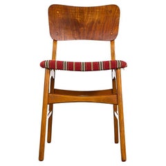 Vintage 6 Danish Modern Teak & Beech Dining Chairs