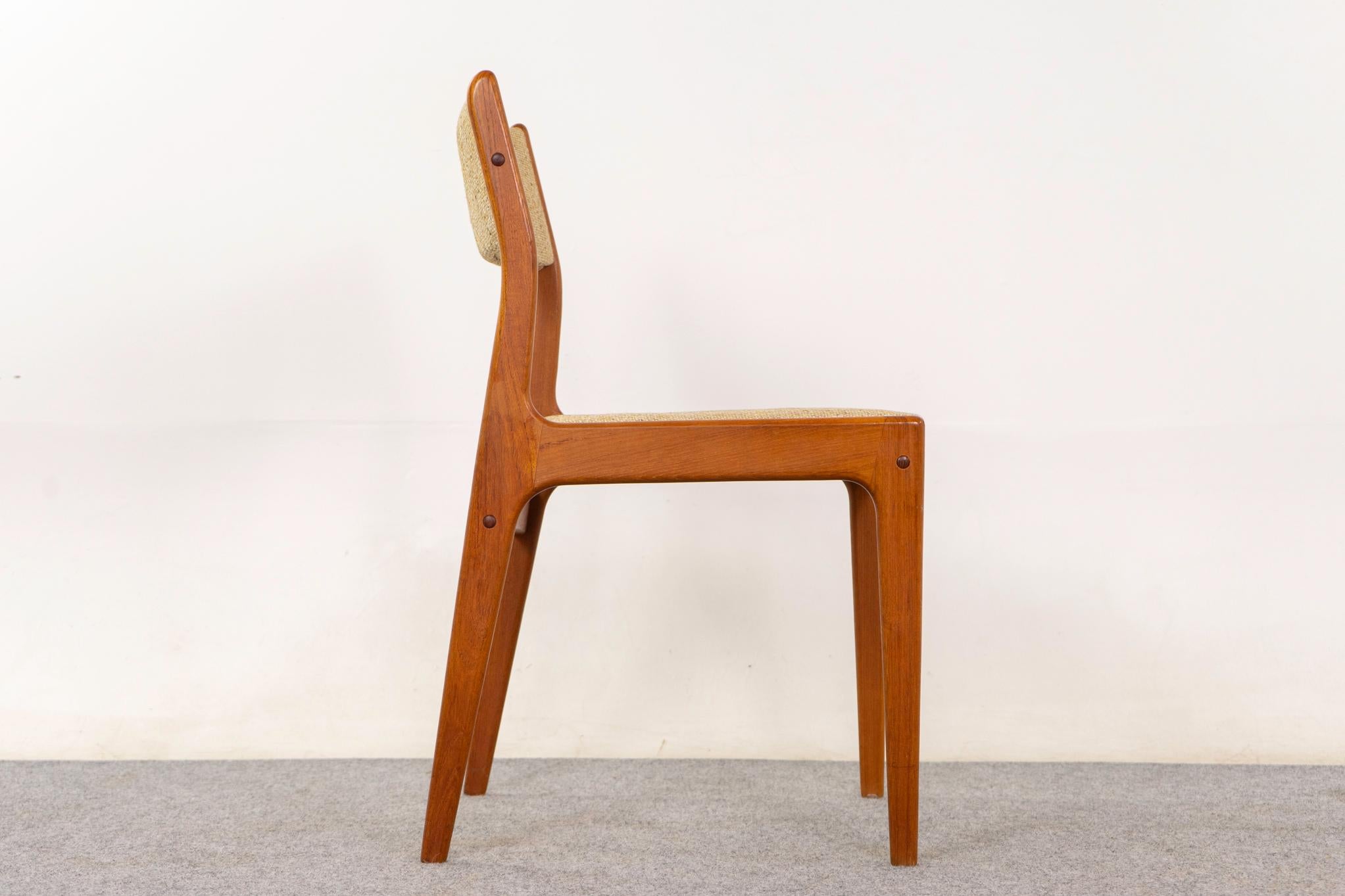 6 Danish Modern Teak Dining Chairs 1