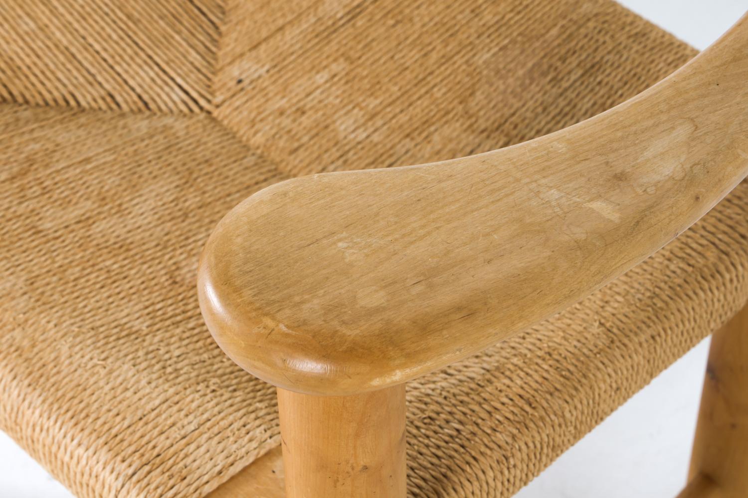(6) Chaises de salle à manger en pin danois par Rainer Daumiller, circa 1970 en vente 5