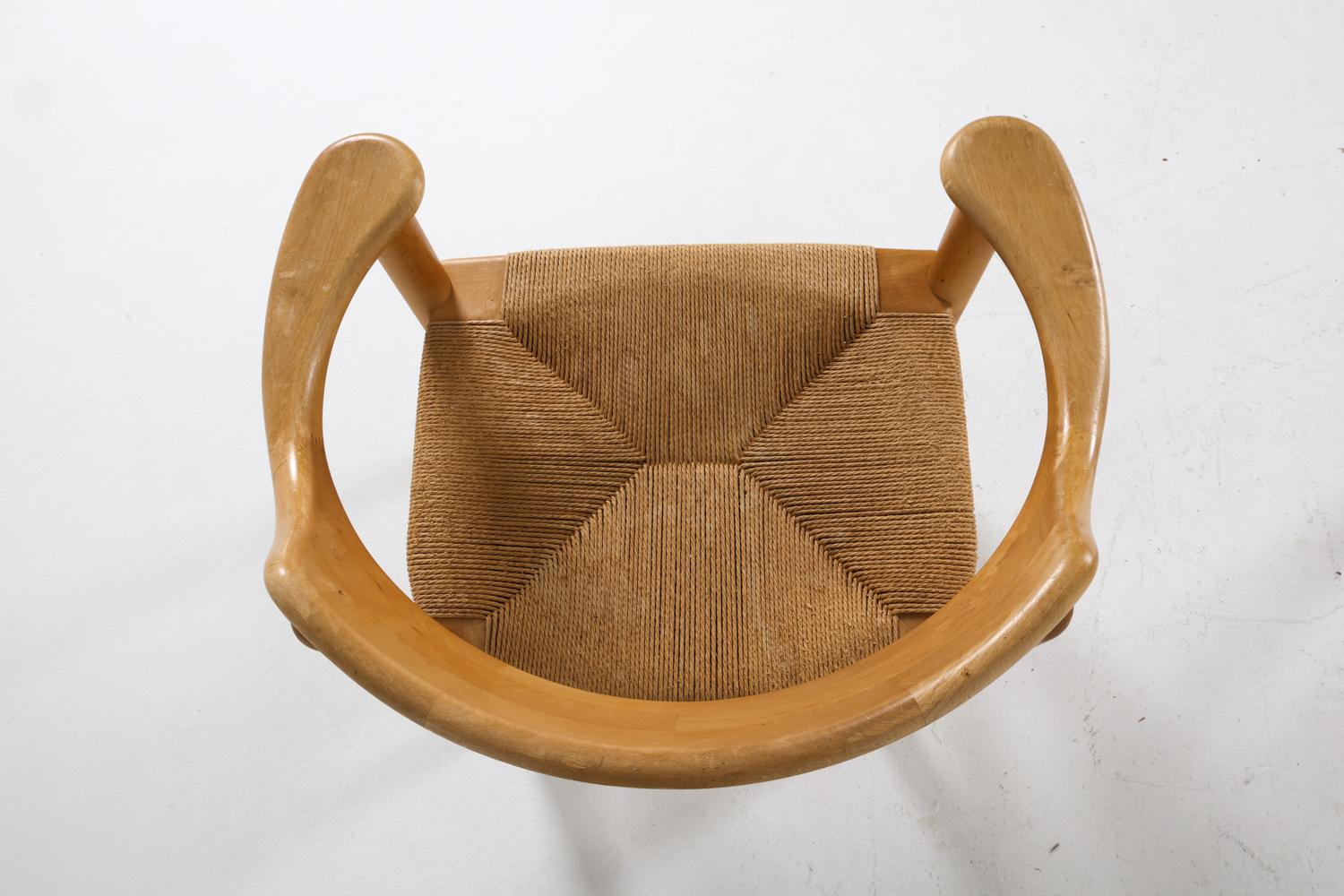 (6) Chaises de salle à manger en pin danois par Rainer Daumiller, circa 1970 en vente 6