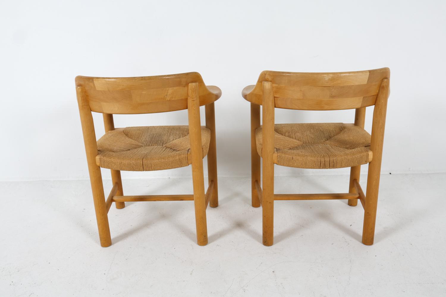 20ième siècle (6) Chaises de salle à manger en pin danois par Rainer Daumiller, circa 1970 en vente