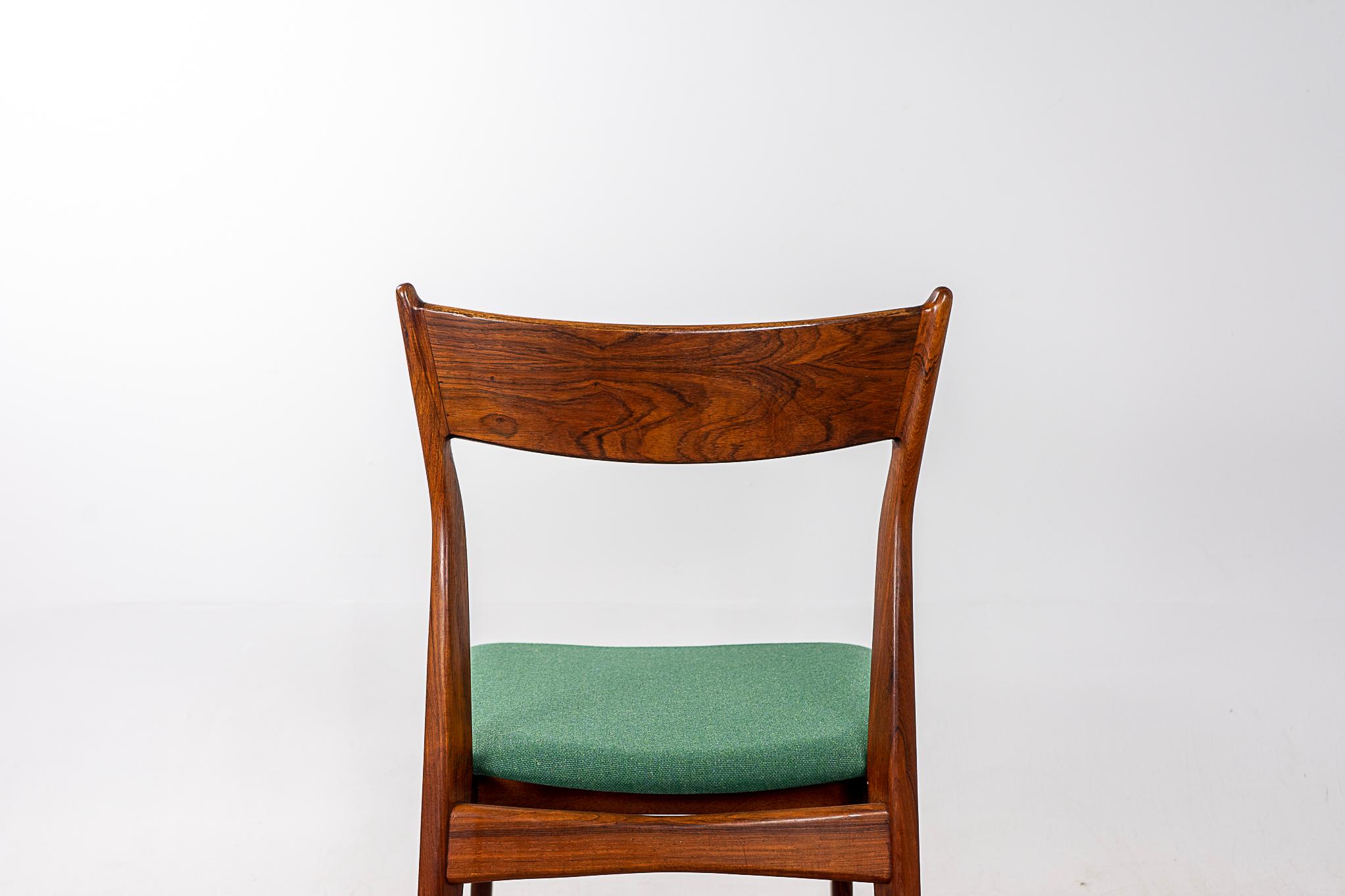 6 Danish Rosewood Dining Chairs, by HP Hansen 5